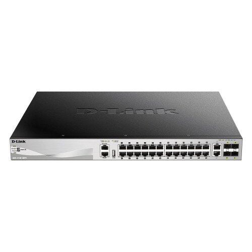 D-Link 30-Port Lite Layer 3 Stackable Managed PoE Switch