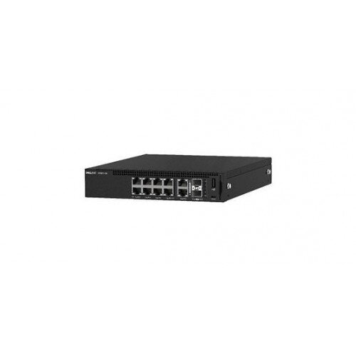 Dell EMC Switch N1108T-ON, L2, 8 Ports RJ45 1GbE, 2 Ports SFP 1GbE