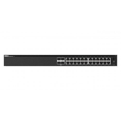 Dell EMC Switch N1124T-ON, L2, 24 Ports RJ45 1GbE, 4 Ports SFP+ 10GbE