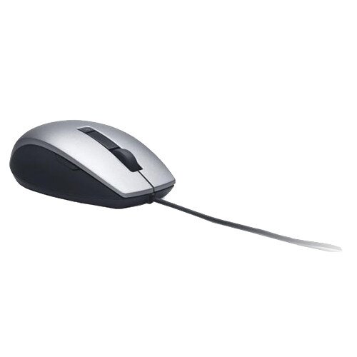 Dell Laser Scroll Mouse - Silver and Black