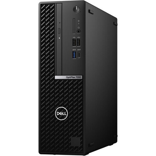 Dell OptiPlex 7090 Small Form Factor Desktop Computer - 10th Gen Intel Core i7-10700 - 256GB M.2 PCIe NVMe SSD - 16GB DDR4 - Windows 10 Pro, English
