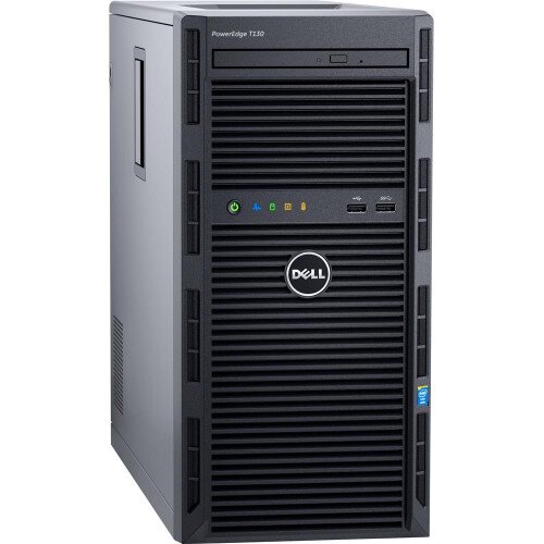 Dell PowerEdge T130 Tower Server - Intel Celeron G3900 - 8GB DDR4 UDIMM - 500GB SATA Hard Drive