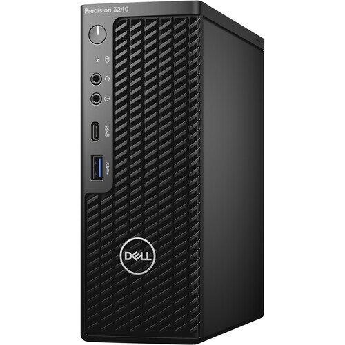 Dell Precision 3240 Compact Workstation - 10th Gen Intel Core i5-10500 - 256GB M.2 PCIe NVMe SSD - 8GB DDR4 - Intel Core i Graphics - Windows 10 Pro, English