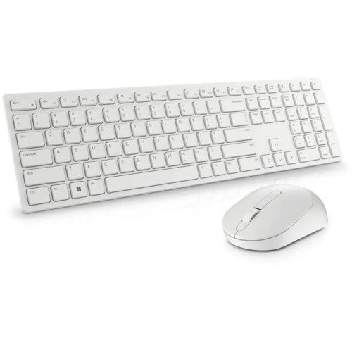 Dell Pro Wireless Keyboard and Mouse - KM5221W - White