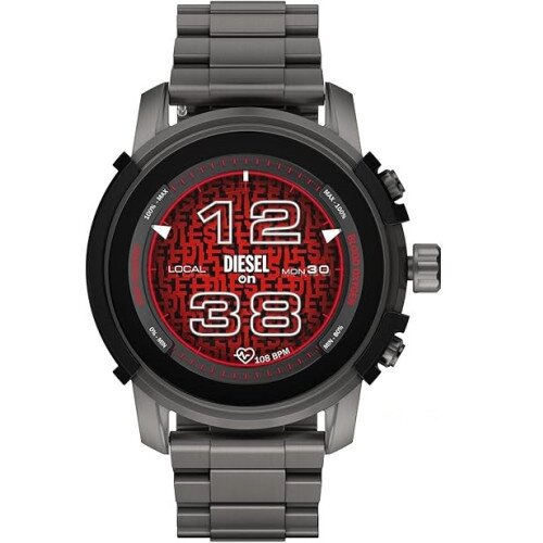 Diesel Men's Griffed Gen 6 Stainless Steel Smartwatch - Dark Grey