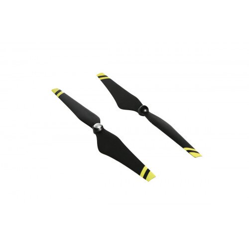 DJI E600 12 4.2" Self-Tightening Black Props (Yellow Strips)