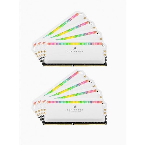 Corsair DOMINATOR PLATINUM RGB 128GB (8 x 16GB) DDR4 DRAM 3200MHz C16 Memory