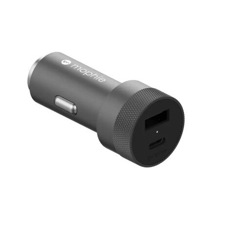 mophie 32W Dual USB-C + USB-A Car Charger