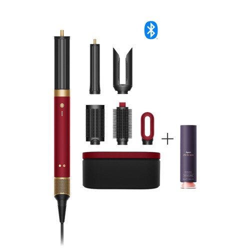 Dyson Airwrap Co-anda2x Multi-Styler and Dryer - Red Velvet/Gold - Straight+Wavy - 220-240 V AC