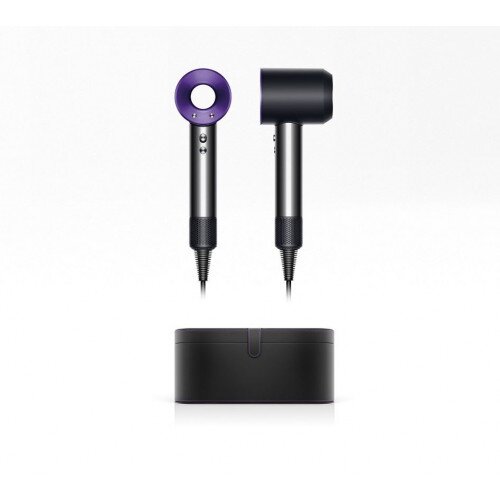 Dyson Supersonic Hair Dryer Black/Purple With Black Case