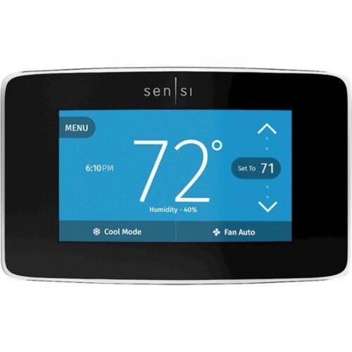 Emerson Sensi Touch Wi-Fi Thermostat - Black