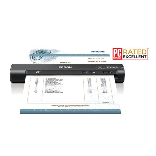 Epson WorkForce ES-65WR Wireless Portable Document Scanner Accounting Edition