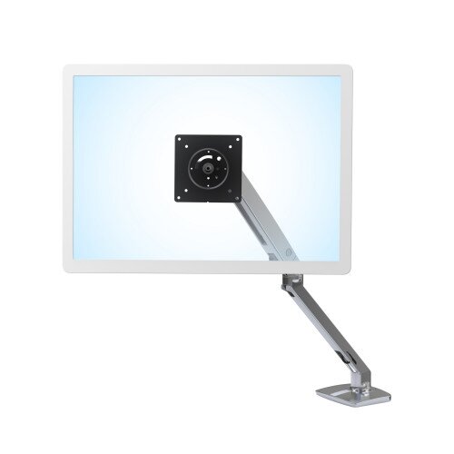 Ergotron MXV Desk Monitor Arm - Polished Aluminum