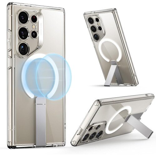ESR Boost Flickstand Case (HaloLock) for Galaxy S24 Ultra - Clear