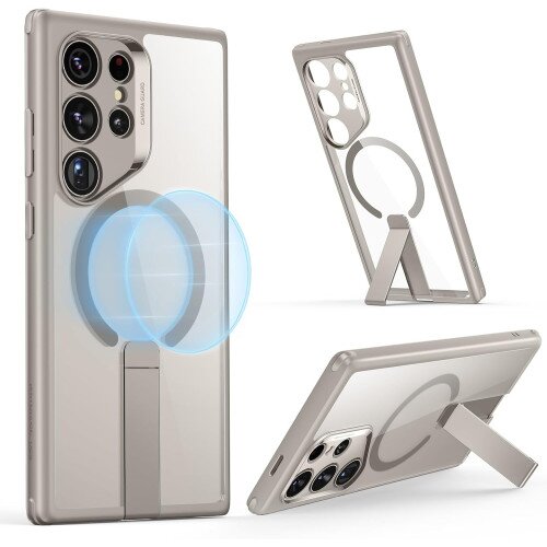 ESR Boost Flickstand Case (HaloLock) for Galaxy S24 Ultra - Clear Grey