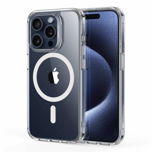 ESR Classic Hybrid Case (HaloLock) for iPhone 15 Pro Max - Clear