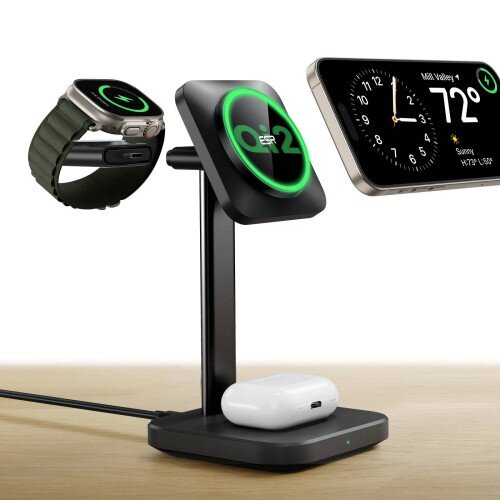ESR Qi2 3-in-1 Watch Wireless Charging Set (HaloLock)