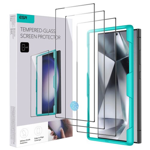ESR Tempered-Glass Screen Protector for Galaxy S24 Ultra - 3-Pack