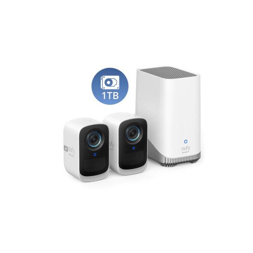 eufy S300 eufyCam 3C Camera - 2 Cam-Kit +1TB HD