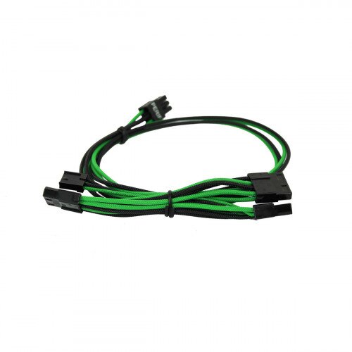 EVGA 550-650 G2/G3/GP/P2/T2 Power Supply Cable Set (Individually Sleeved) - Green/Black