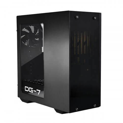 EVGA DG-73 Matte Black Mid-Tower, Acrylic Window, Gaming Case