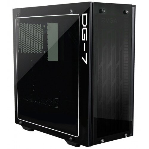 EVGA DG-75 Mid-Tower, 2 Sides of Tempered Glass, Gaming Case - Matte Black
