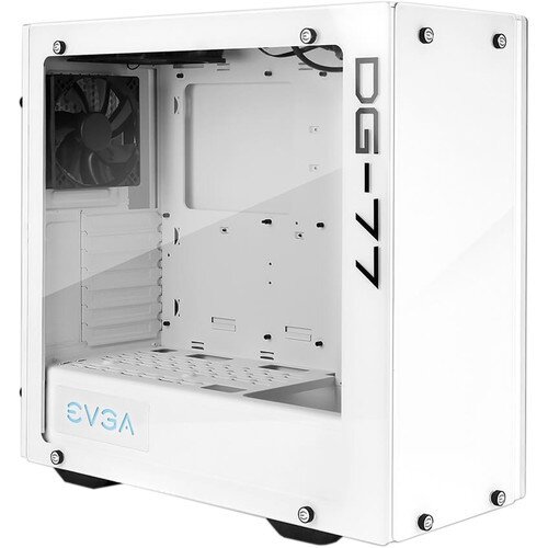 EVGA DG-77 Mid-Tower, 3 Sides of Tempered Glass, Vertical GPU Mount, RGB LED and Control Board, K-Boost, Gaming Case