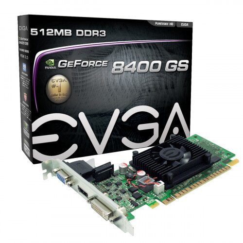 EVGA e-GeForce 8400 GS Graphics Card