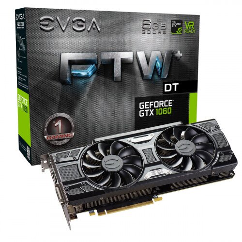 EVGA GeForce GTX 1060 FTW+ DT Gaming, 6GB GDDR5, ACX 3.0 & LED Graphics Card