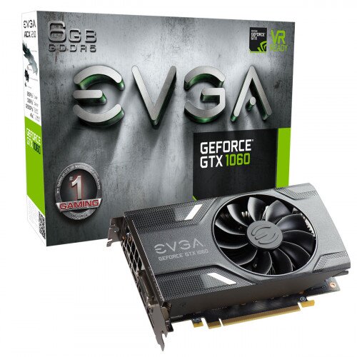 EVGA GeForce GTX 1060 Gaming 6GB GDDR5, ACX 2.0 (Single Fan) Graphics Card