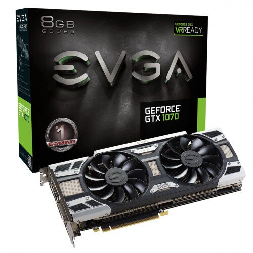 EVGA GeForce GTX 1070 Gaming, 8GB GDDR5, ACX 3.0 & LED Graphics Card