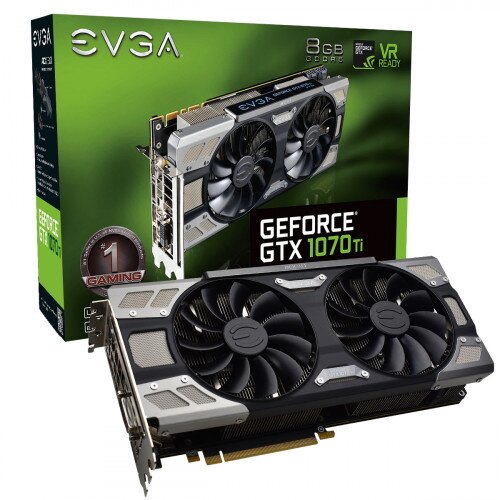 EVGA GeForce GTX 1070 Ti FTW ULTRA SILENT Gaming, 8GB GDDR5, ACX 3.0 Graphics Card