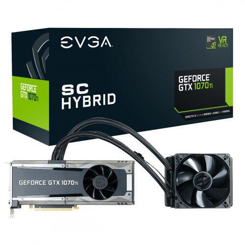 EVGA GeForce GTX 1070 Ti Gaming, 8GB GDDR5, SC HYBRID & LED Graphics Card