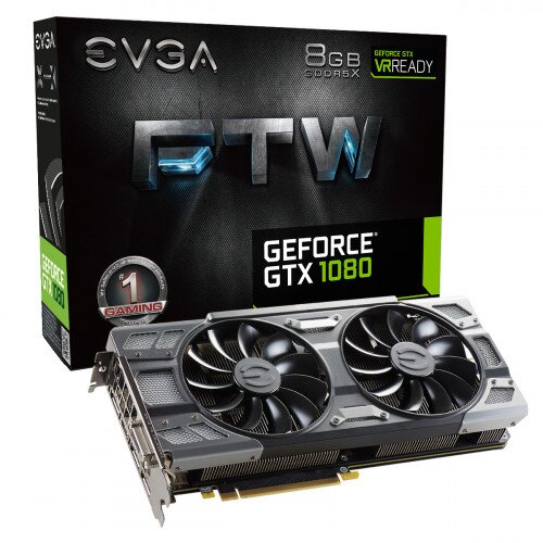 EVGA GeForce GTX 1080 FTW Gaming, 8GB GDDR5X, ACX 3.0 & RGB LED Graphics Card
