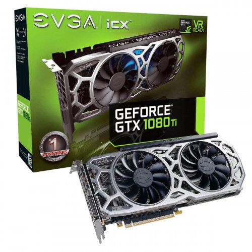 EVGA GeForce GTX 1080 Ti iCX Gaming, 11GB GDDR5X, iCX Technology - 9 Thermal Sensors & RGB LED G/P/M Graphics Card