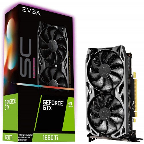 EVGA GeForce GTX 1660 Ti SC ULTRA Gaming 6GB GDDR6, Dual Fan Graphics Card