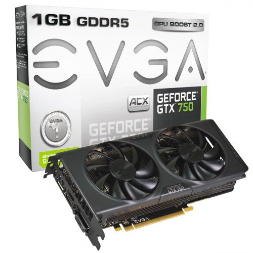 EVGA GeForce GTX 750 w/ EVGA ACX Cooling Graphics Card