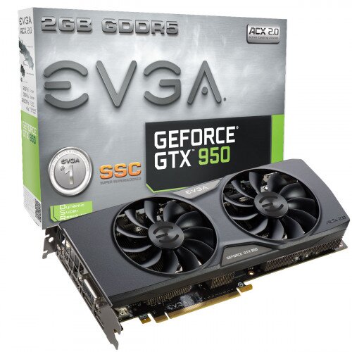 EVGA GeForce GTX 950 SSC GAMING ACX 2.0 Graphics Card