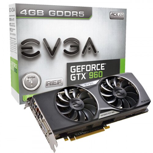EVGA GeForce GTX 960 4GB GAMING ACX 2.0+ Graphics Card