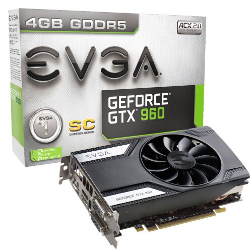 EVGA GeForce GTX 960 4GB SC GAMING Graphics Card