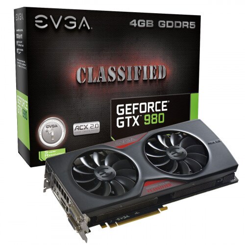 EVGA GeForce GTX 980 CLASSIFIED GAMING ACX 2.0 Reference Graphics Card
