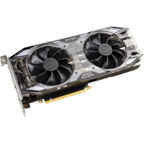 EVGA GeForce RTX 2070 XC Gaming, 08G-P4-2172-KR, 8GB GDDR6, Dual HDB Fans & RGB LED Graphics Card