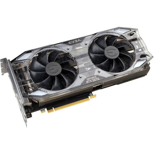 EVGA GeForce RTX 2070 XC Ultra Gaming, 08G-P4-2173-KR, 8GB GDDR6, Dual HDB Fans & RGB LED Graphics Card