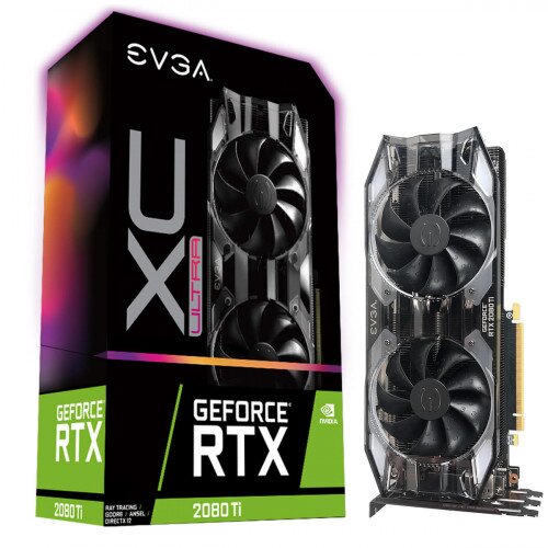EVGA GeForce RTX 2080 Ti XC ULTRA GAMING, 11GB GDDR6, Dual HDB Fans & RGB LED
