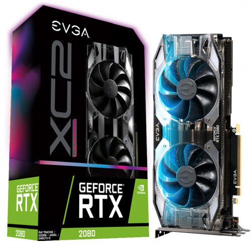 EVGA GeForce RTX 2080 XC2 Ultra Overlocked Gaming Graphics Card