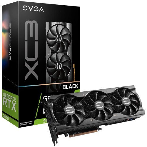 EVGA GeForce RTX 3070 XC3 BLACK GAMING Graphics Card