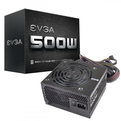 EVGA W1, 80+ White Power Supply - 500W