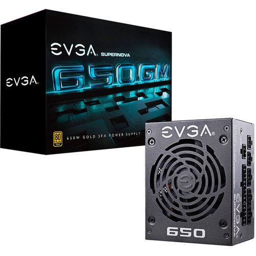 EVGA Supernova 650 GM, 80 Plus Gold 650W Fully Modular Power Supply