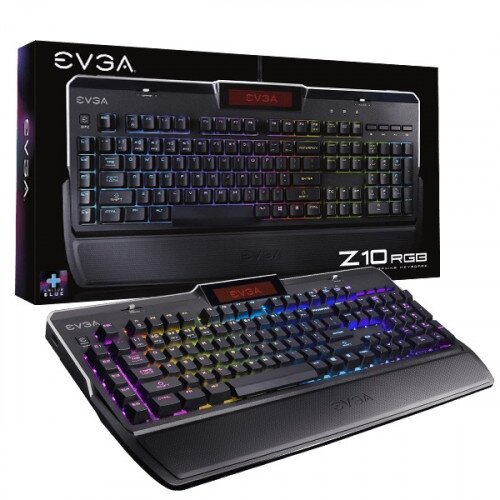 EVGA Z10 RGB Gaming Keyboard - Mechanical Blue Switches