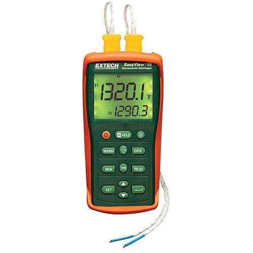 Extech EA15 EasyView Dual Input Temperature Datalogger